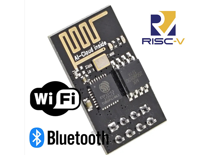 Foto Microcontrolador con Wi-Fi y BLE 5.0 para aplicaciones IoT.